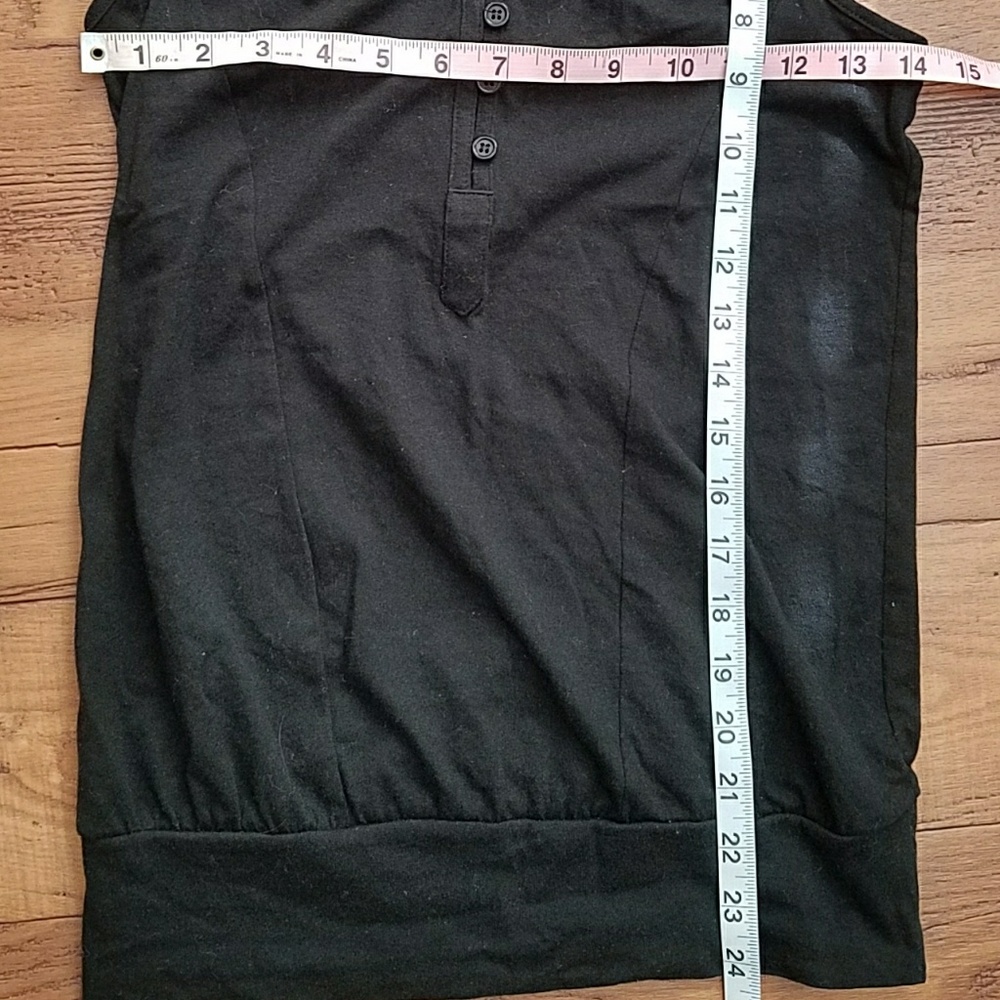 OP Black tank crochet racerback - Picture 3 of 3